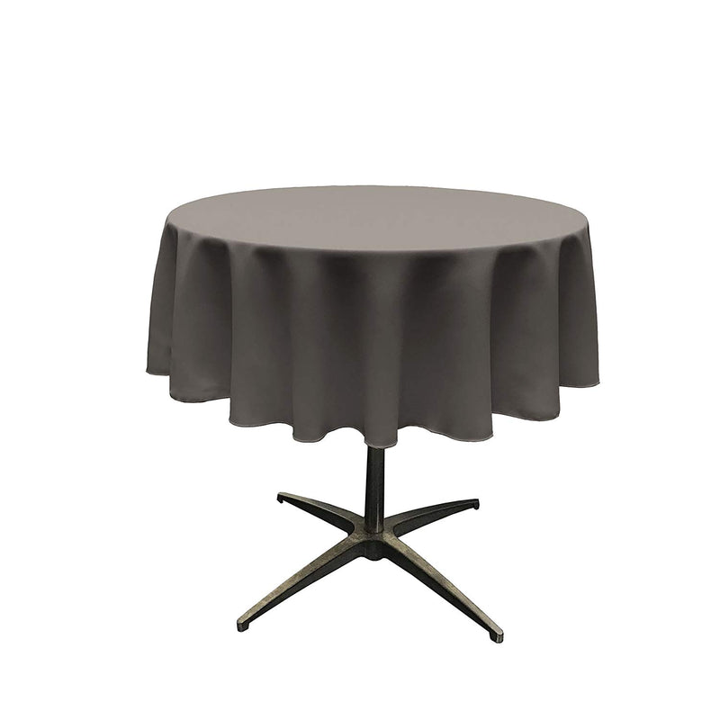 36" Round Polyester Poplin Table Overlay Good For A 24" Round Table With a 6" Round Drop Around