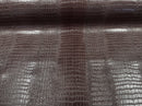 53/54" Wide Gator Fake Leather Upholstery, 3-D Crocodile Skin Texture Faux Leather PVC Vinyl Fabric By The Yard