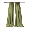 5 Feet Wide x 8 Feet High, Polyester Poplin Backdrop Drape Curtain Panel, Room Divider, 1 Pair