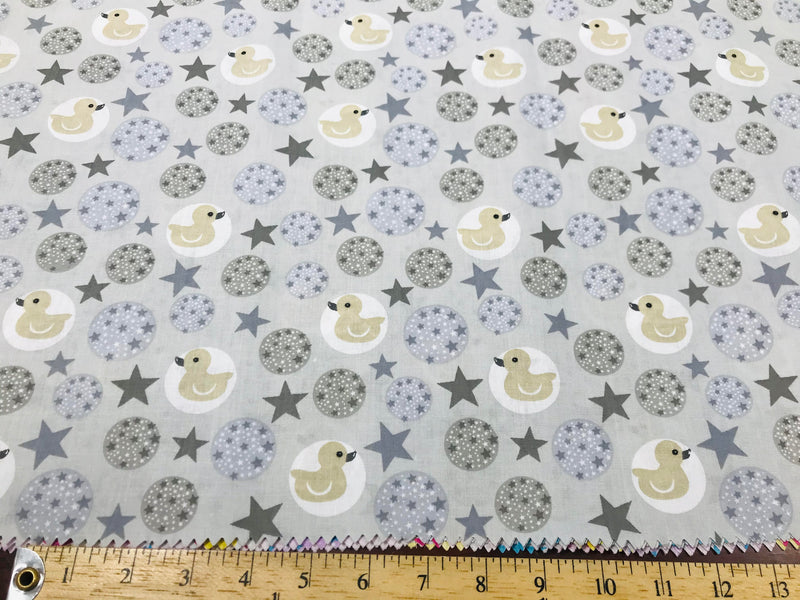 58/59" Wide Poly Cotton Print Fabric, Good To Make Face Mask Covers, 65% Polyester 35% Cotton, Fabric By The Yard