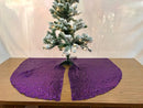 48" Round Decorative Sequins Tree Skirt for Christmas/Thanksgiving Day