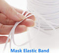 1/4" Wide x 10 Yards Braid Elastic for Masks Covers Stretch for DIY Sewing