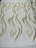 Flame Sequin Fabric 54” Wide| New Creations Fabric & Foam Inc. - New Creations Fabric & Foam Inc