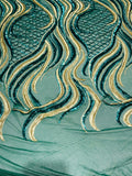Flame Sequin Fabric 54” Wide| New Creations Fabric & Foam Inc. - New Creations Fabric & Foam Inc