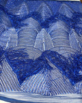 Fringe sequin Fabric 54” Wide| New Creations Fabric & Foam Inc. - New Creations Fabric & Foam Inc