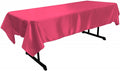 58" x 144" Rectangular Polyester Bridal Satin Table Tablecloth