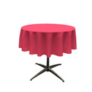 42" ROUND POLYESTER POPLIN TABLECLOTH