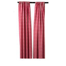 5 Feet Wide x 6 Feet High, Buffalo Checkered Country Plaid Gingham Checkered Backdrop Drapes Curtains Panels, 1 Pair