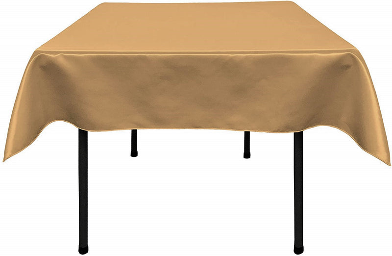 58" SQUARE BRIDAL SATIN TABLECLOTH