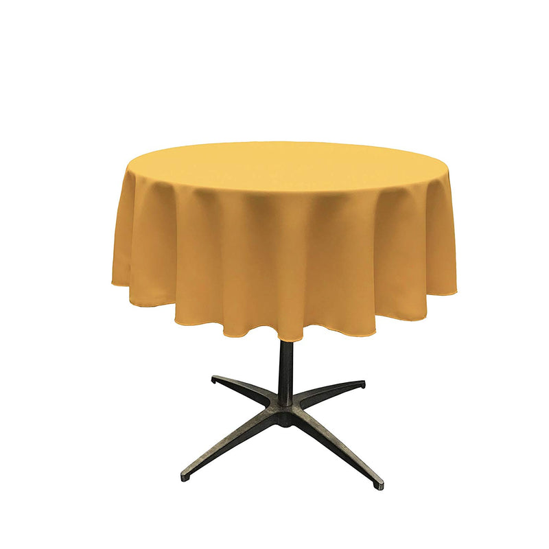 36" Round Polyester Poplin Table Overlay Good For A 24" Round Table With a 6" Round Drop Around