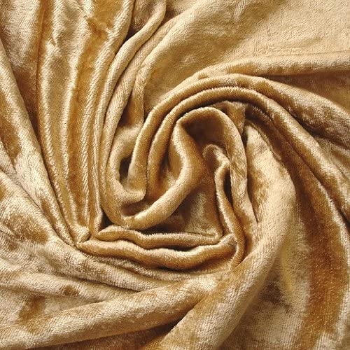 ECYC 62.99x19.69 inch Stretch Velvet Fabric, Soft Crushed Velvet Fabric for  DIY Crafts Sewing Apparel,07