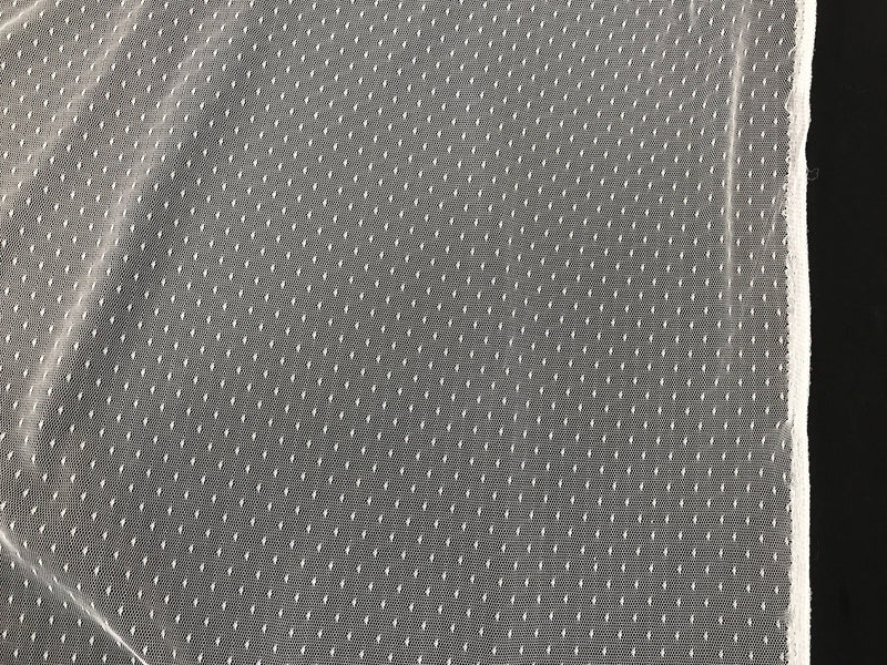 White English Netting with dots -wedding vails-bridal supply-58" wide-dresses-decorations-sold by the yard.