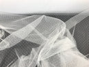 White English Netting with dots -wedding vails-bridal supply-58" wide-dresses-decorations-sold by the yard.