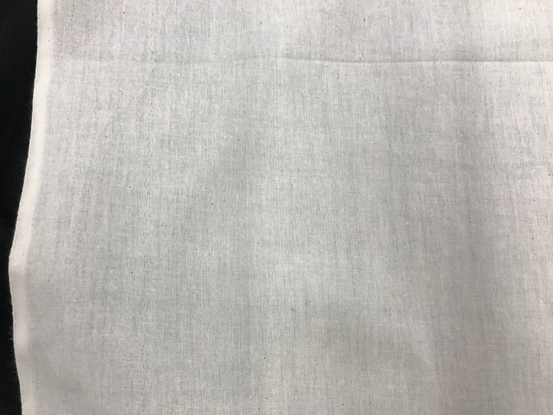 Ivory Muslin natural 100% cotton medium quality unbleached fabric-45-48" wide-pattern maker fabric-sold by the yard.