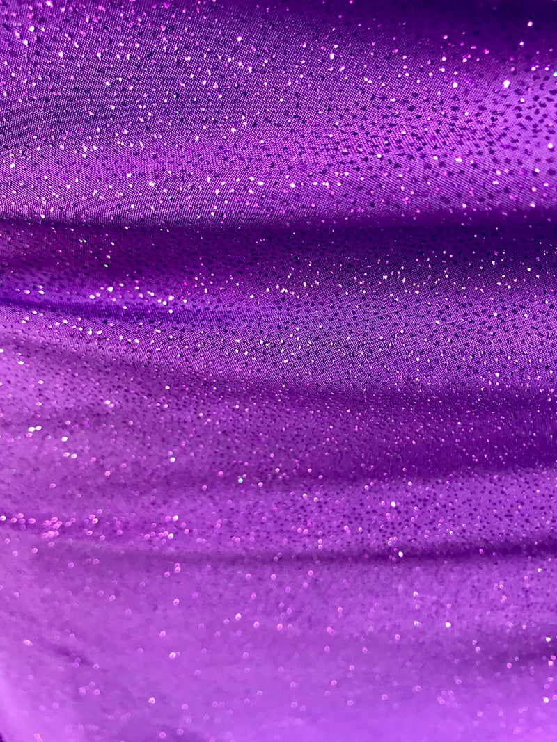 Plum shiny iridescent glitter stretch spandex design-Selena fabric-decorations-Halloween-sold by the yard