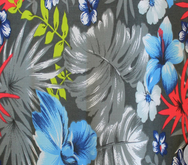 New Creations Fabric & Foam Inc, 60" Wide Hawaiian Poly Cotton Print Fabric By The Yard