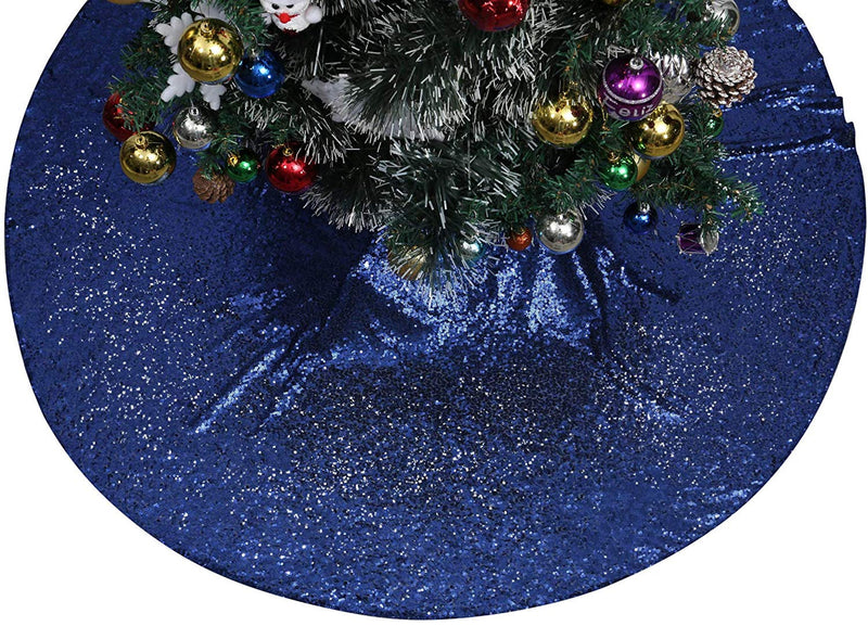New Creations Fabric & Foam Inc, Decorative Sequins Christmas Tree Skirt