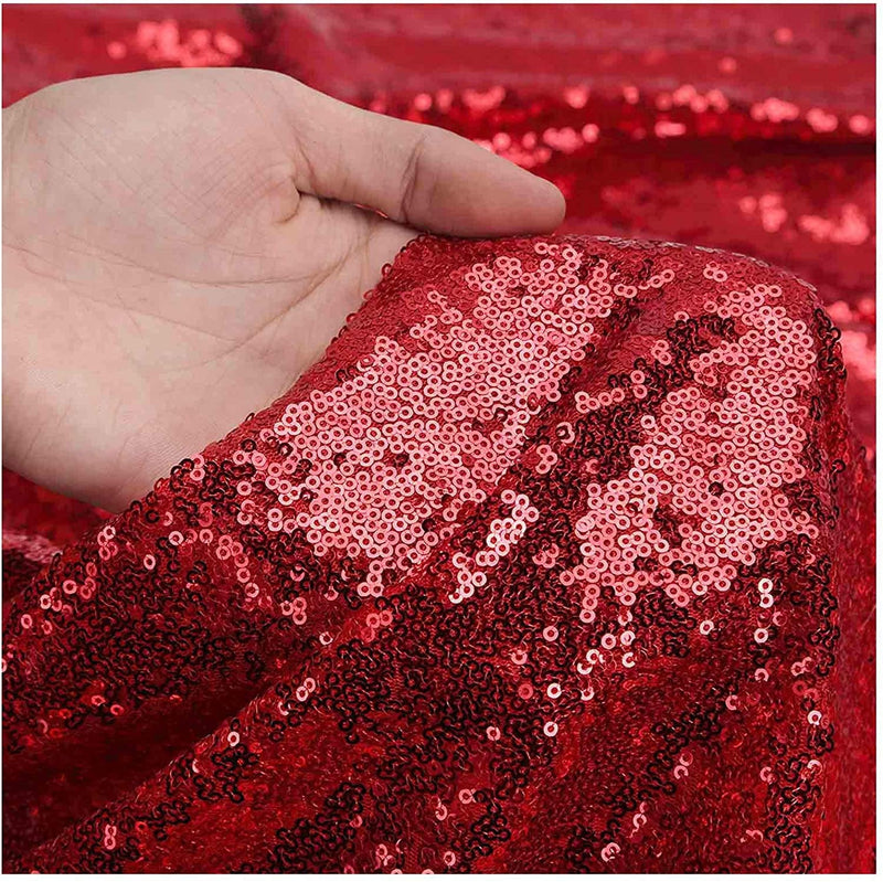 New Creations Fabric & Foam Inc, 50" Wide Mini Glitz Disc Sequins Fabric By The Yard