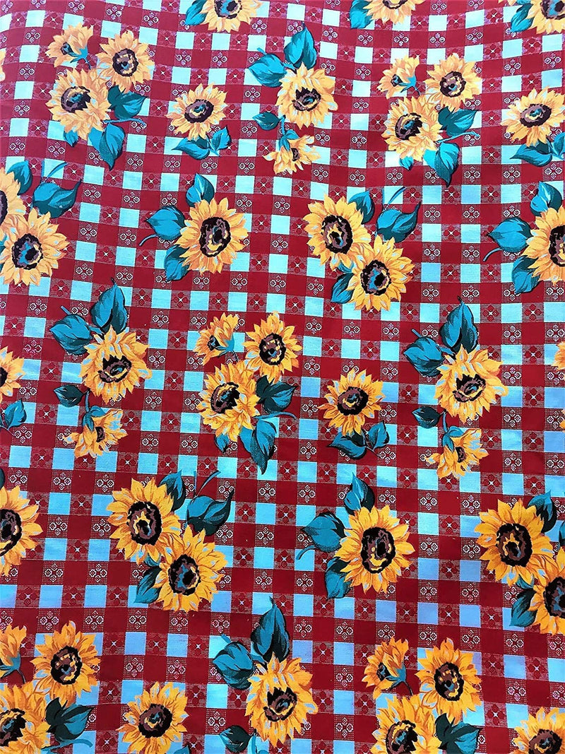 SUNFLOWER POLY COTTON (by the yard)