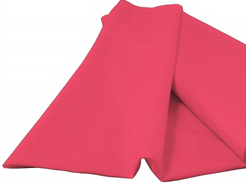 Fuchsia 60" Wide 100% Polyester Spun Poplin Fabric Sold By The Yard.