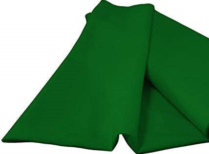 Kelly Green 60" Wide 100% Polyester Spun Poplin Fabric Sold By The Yard.