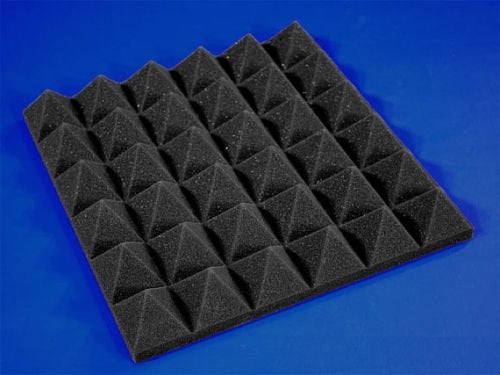 48 Pack of (12 X 12 X 2)inch Acoustical Pyramid Foam
