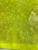 FOGGY SHATTERED GLASS FOIL SPANDEX FABRIC (by the yard)