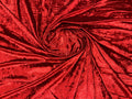 Solid Crushed Stretch Velvet Fabric 59/60" Wide-Sold By The Yard.