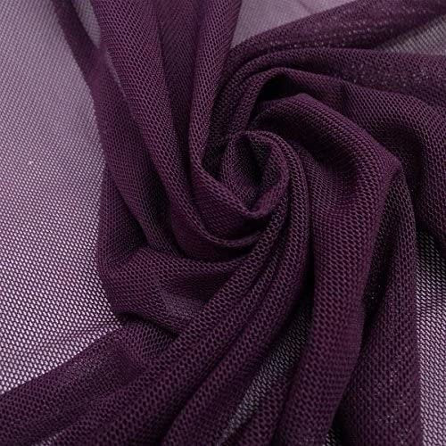 Solid Stretch Power Mesh Fabric Nylon Spandex 58/60" Wide-Sold By The Yard.