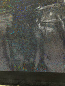 FOGGY SHATTERED GLASS FOIL SPANDEX FABRIC (by the yard)