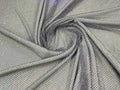 Fish Net Fabric Soft Stretch 45" Wide AB Iridescent Rhinestones-sold by The Yard.