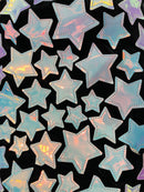 STAR SEQUIN VELVET FABRIC (By The Yard)