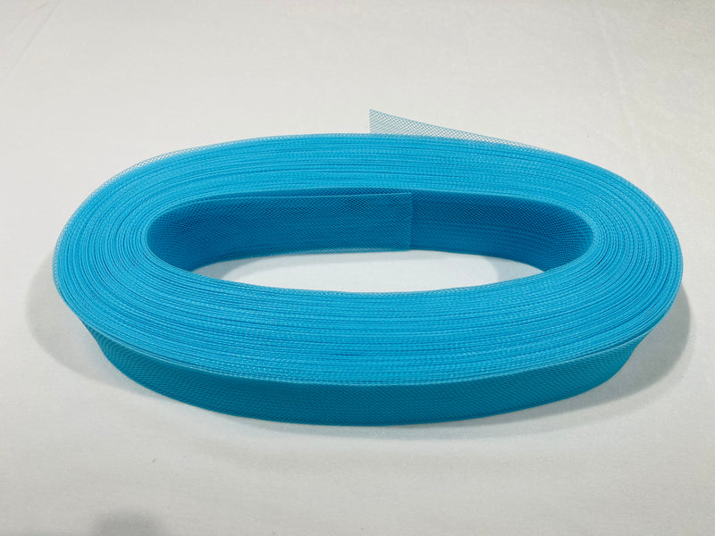 Turquoise Crinoline horsehair braid trim 2 inch -sold by the yard.