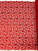 Angela Metallic corded lace fabric-prom-sold by the yard.