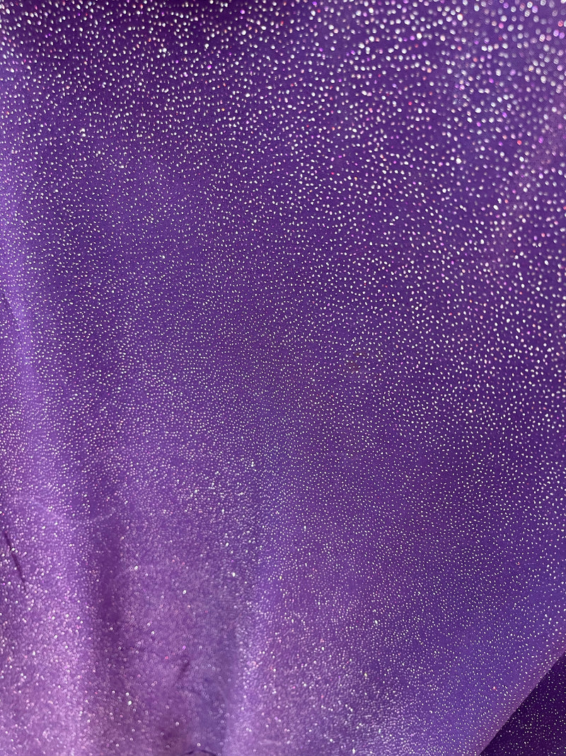 Dark purple shiny iridescent glitter stretch spandex design-Selena fabric-decorations-Halloween-sold by the yard
