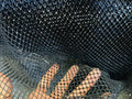 Fish Net Fabric Soft Stretch 45" Wide AB Iridescent Rhinestones-sold by The Yard.