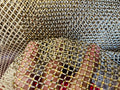 Fish Net Fabric Soft Stretch 45" Wide AB Iridescent Rhinestones-sold by The Yard.