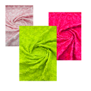 3D ROSETTE SATIN FABRIC (by the yard)
