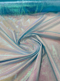 Solid Crush Iridescent Shimmer Organza Fabric 45" Wide, Sold by The Yard.