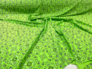 TRICOT NYLON SPANDEX BANDANNA PRINT FABRIC (by the yard)