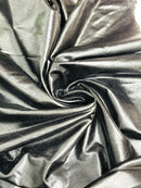 METALLIC FOIL LAME SPANDEX FABRIC (by the yard)