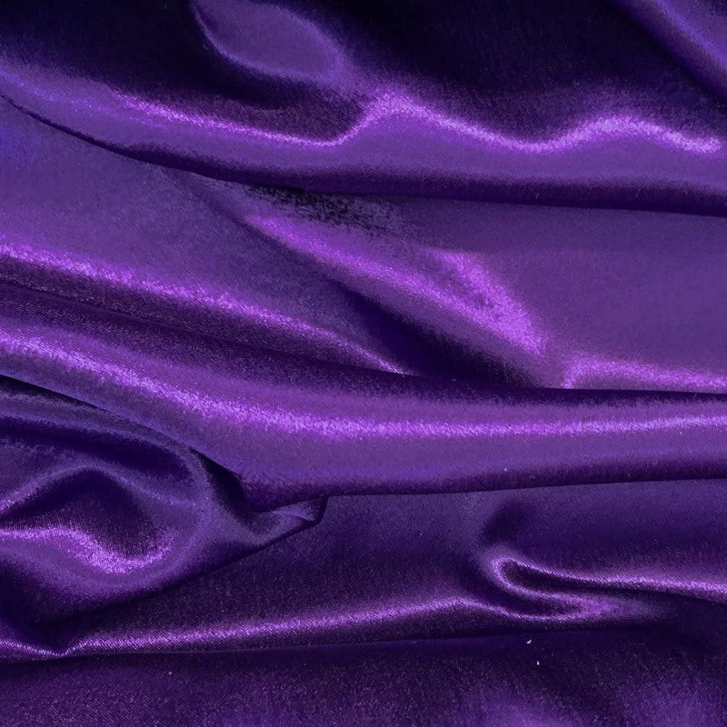 Gold Purple Reversible 2way Stretch Lycra Fabric 58” Dress Craft Clothes  Costume