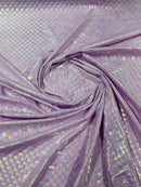 MERMAID FISH FOIL SPANDEX FABRIC (by the yard)