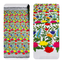 Maria multi color Mexican Sarape floral design embroider on a mesh lace-sold by the yard.