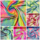 FISHNET DIAMOND STRETCH FABRIC (by the yard)