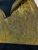 FOGGY SHATTERED GLASS FOIL SPANDEX FABRIC (by the yard)