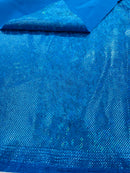 FOGGY SHATTERED GLASS FOIL SPANDEX FABRIC (by the yard)