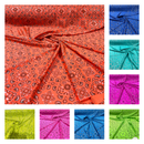 TRICOT NYLON SPANDEX BANDANNA PRINT FABRIC (by the yard)