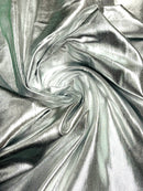METALLIC FOIL LAME SPANDEX FABRIC (by the yard)