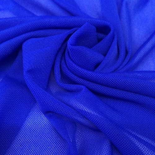 Solid Stretch Power Mesh Fabric Nylon Spandex 58/60" Wide-Sold By The Yard.